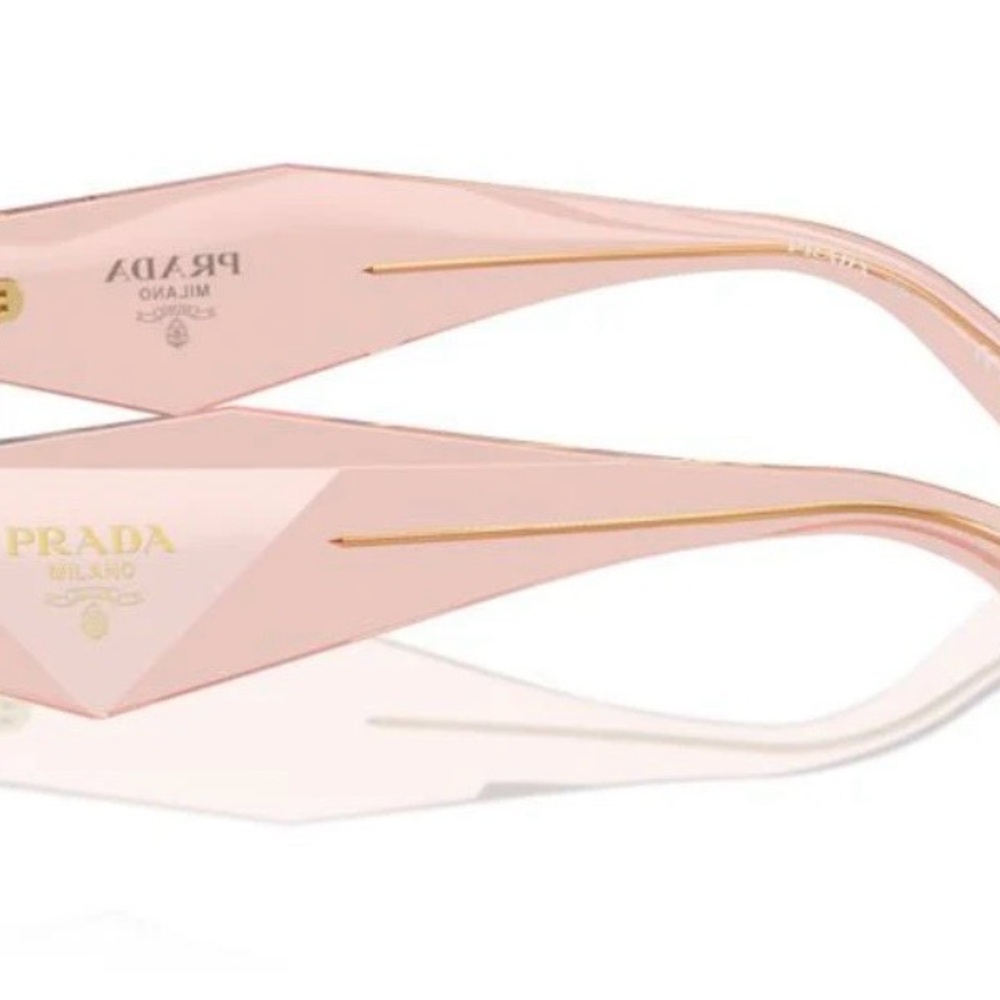 Prada Blush Rectangular Sunglasses - image 4